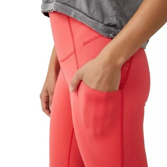 Free People Movement Set The Pace Leggings Cayenne L NWT $98 - Picture 4 of 12